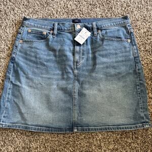 J Crew Jean Skirt Size 12 NWT